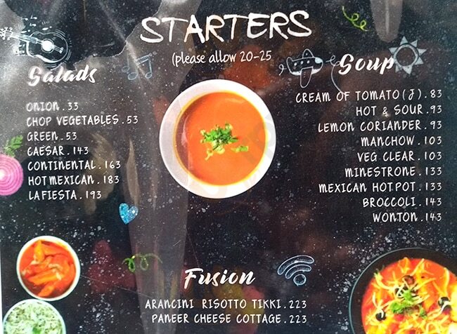 3sisters, The Street Restro Indore Menu - 1