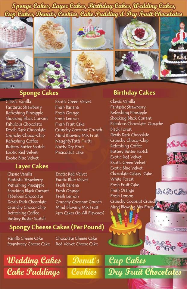 Gabba's Cake Indore Menu - 1