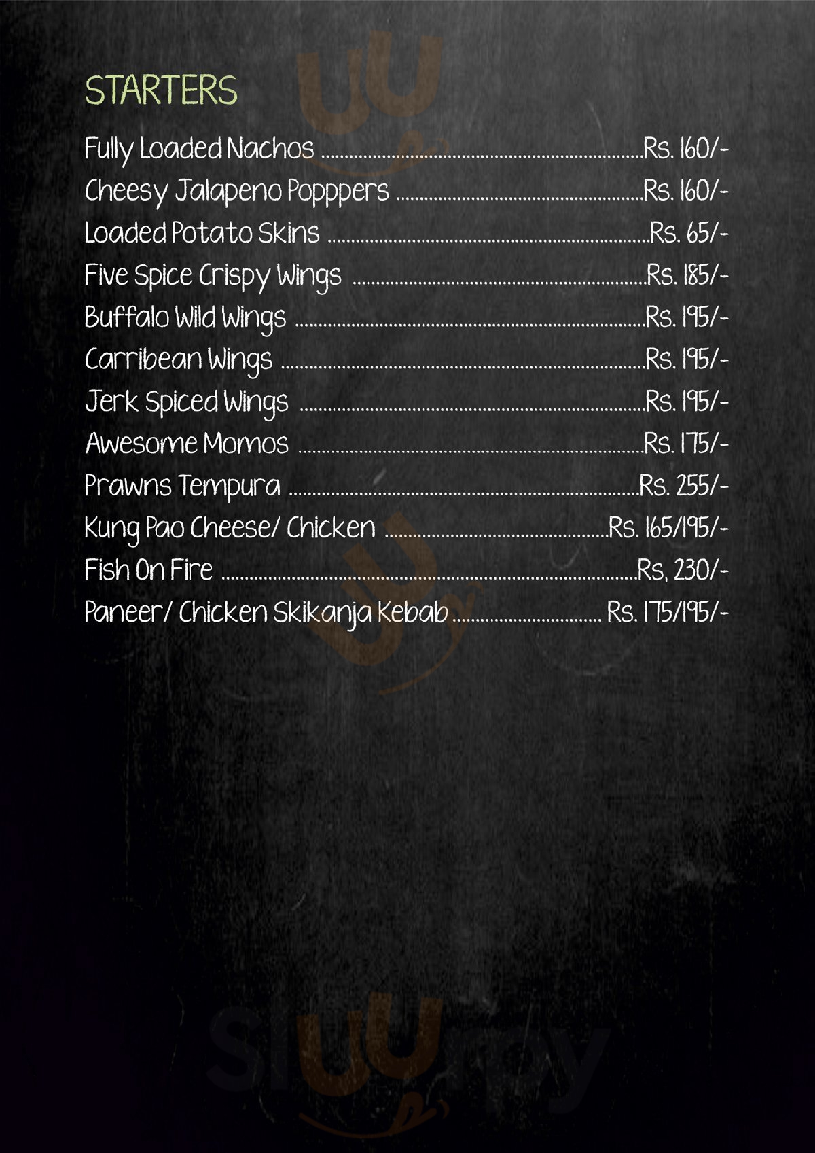 Apache Nxt Pune Menu - 1