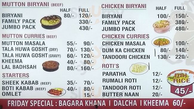 4m Biryani House Hyderabad Menu - 1