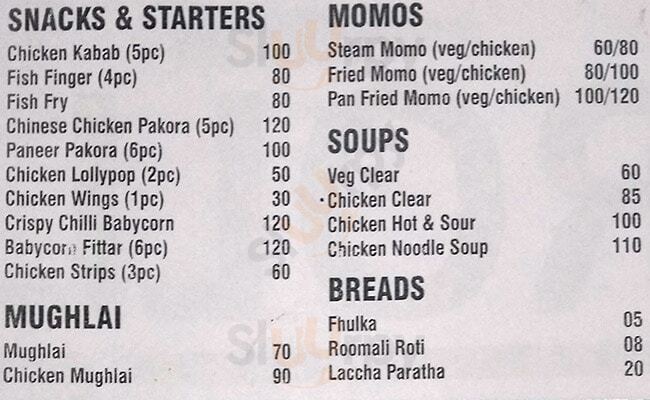 Sristy's Kitchen Kolkata (Calcutta) Menu - 1