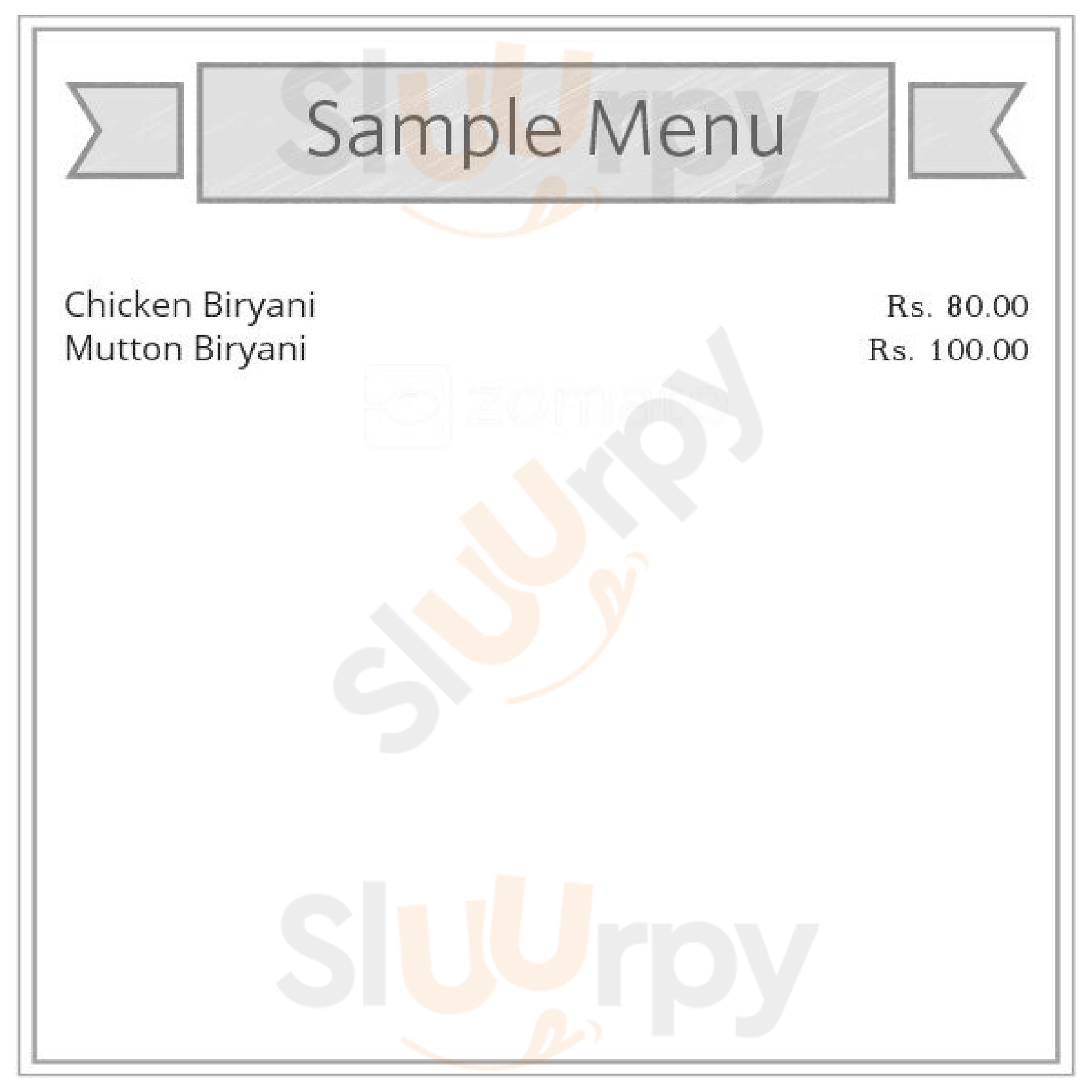 Raj Biryani Kolkata (Calcutta) Menu - 1