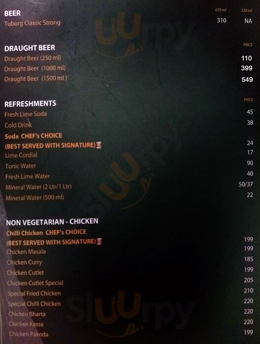 Bower Bar & Restaurant Kolkata (Calcutta) Menu - 1