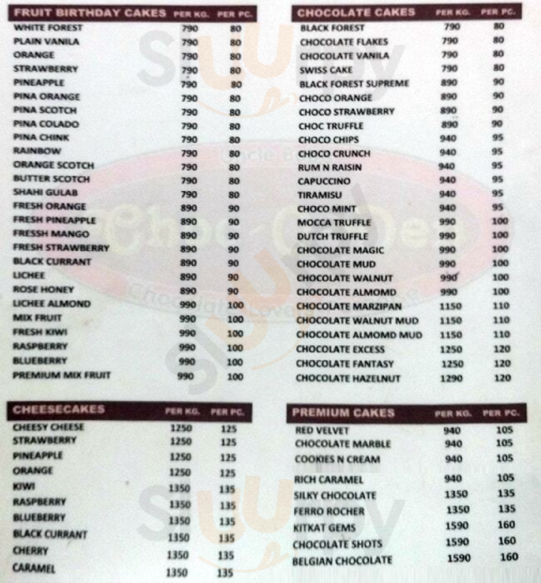 Choc-o-den Ahmedabad Menu - 1