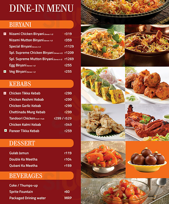 Paradise Resturant Hyderabad Menu - 1