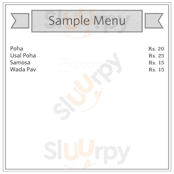 Om Balaji Chandu Snacks Point Pune Menu - 1