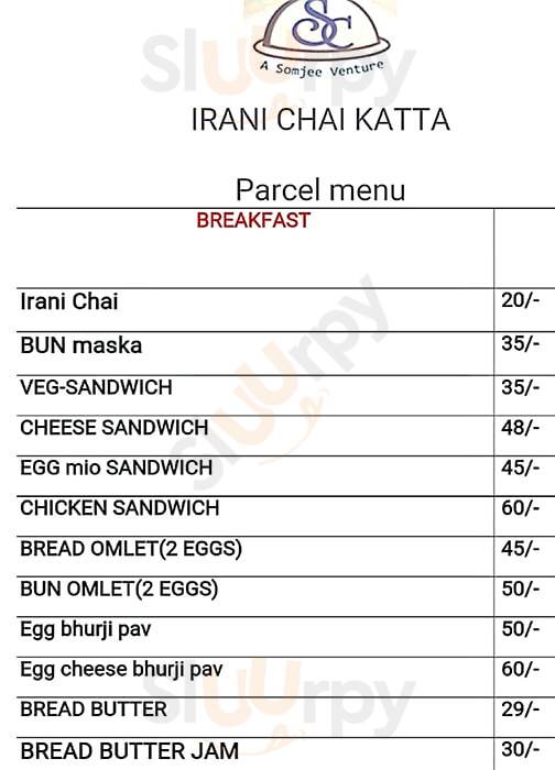 Irani Chai Katta Pune Menu - 1