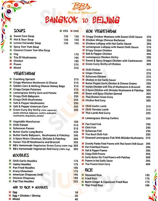 B B S Restaurant Kolkata (Calcutta) Menu - 1