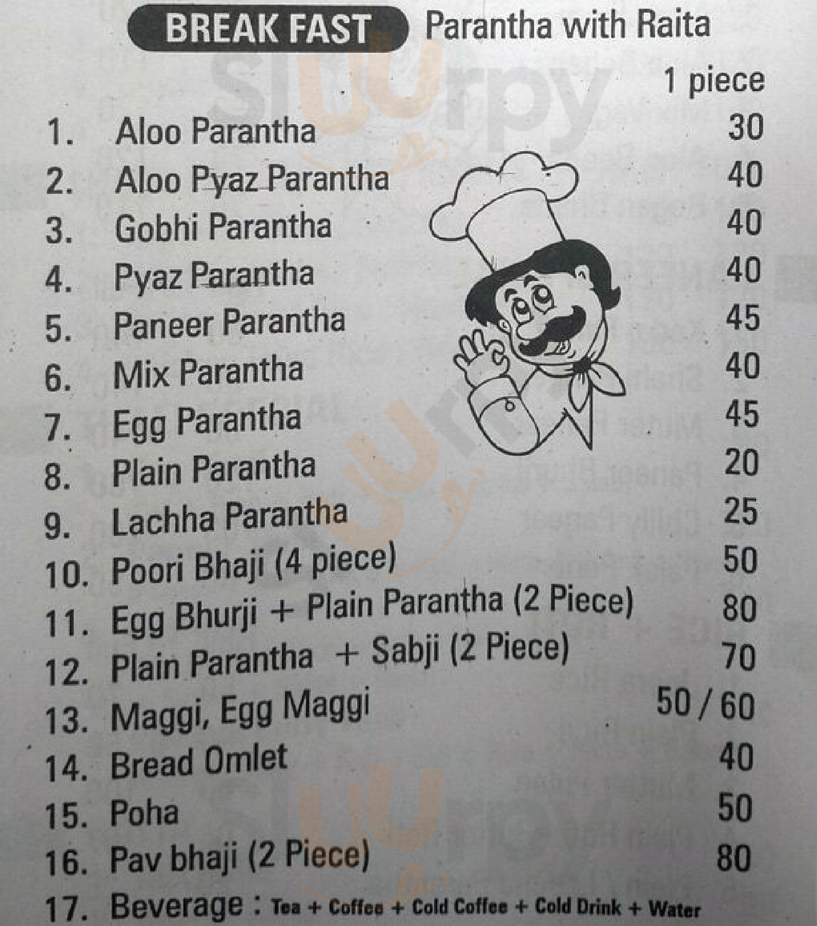 A-1 Fast Food Corner Gurugram (Gurgaon) Menu - 1