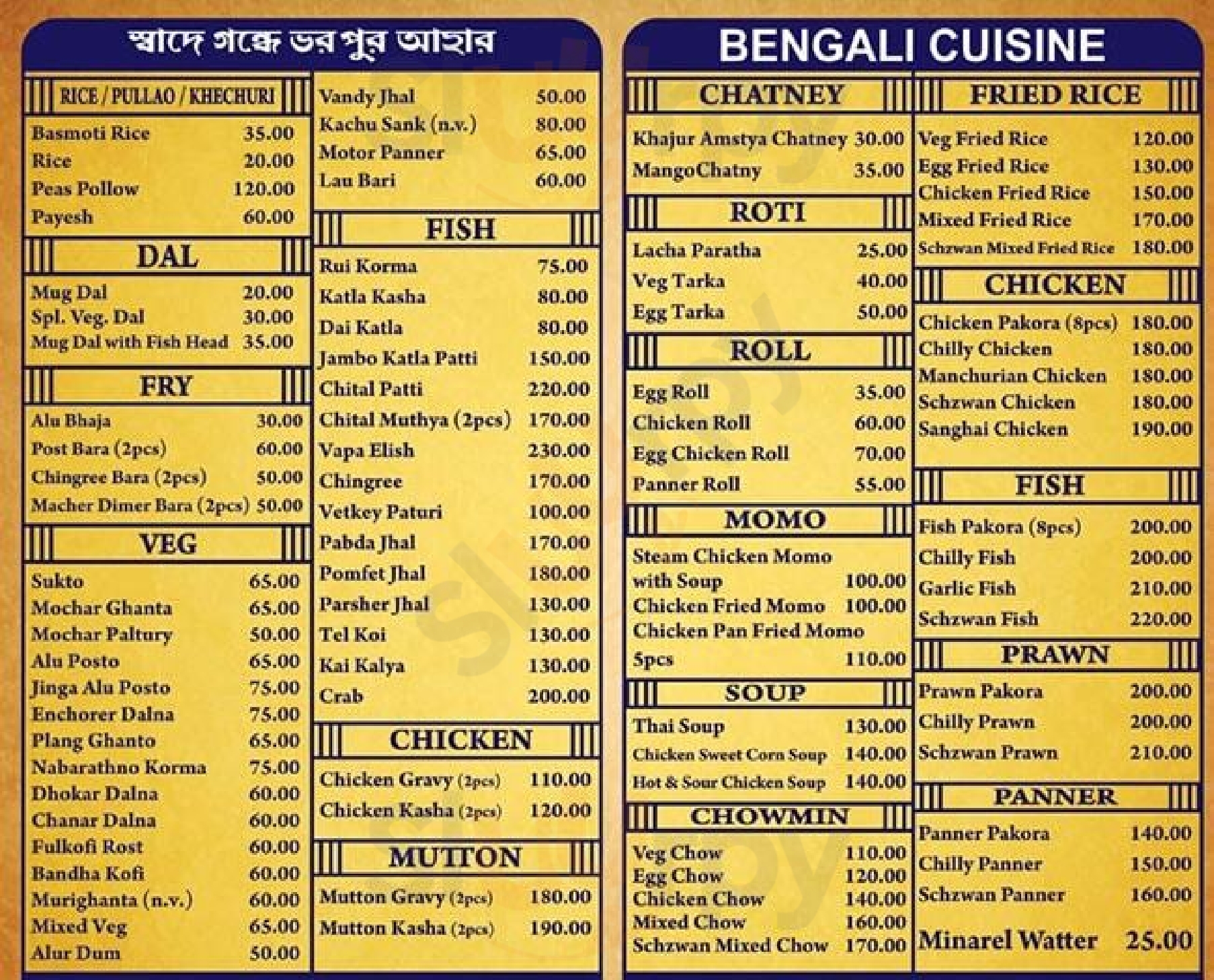 The Chef Kolkata (Calcutta) Menu - 1