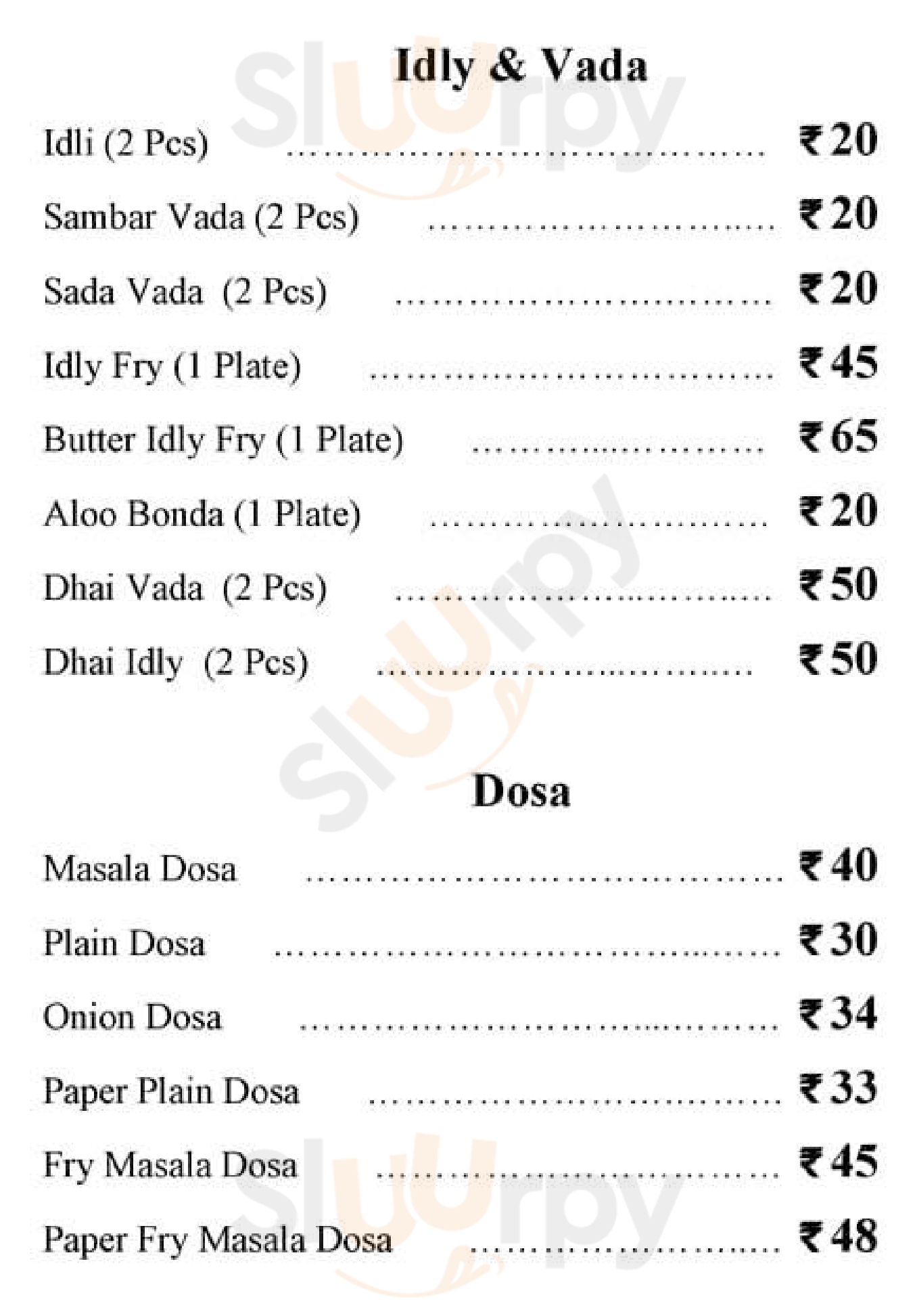 Om Shanti Restuarant Kolkata (Calcutta) Menu - 1