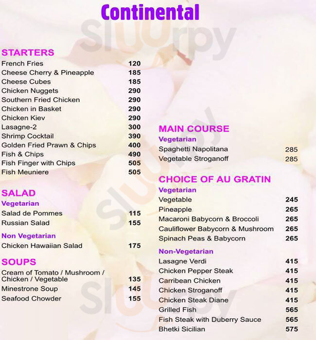 Kipling Klub Kolkata (Calcutta) Menu - 1