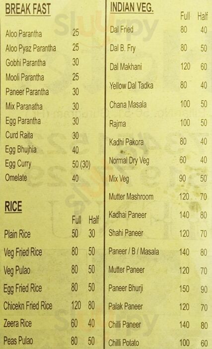 Raja Hotel Restaurant Gurugram (Gurgaon) Menu - 1