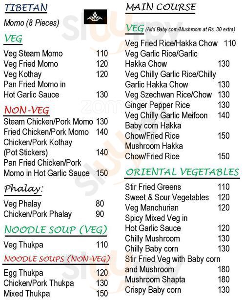 The Blue Poppy Kolkata (Calcutta) Menu - 1