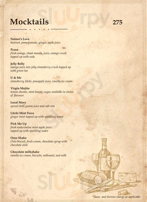 Over The Moon Brew Company Hyderabad Menu - 1