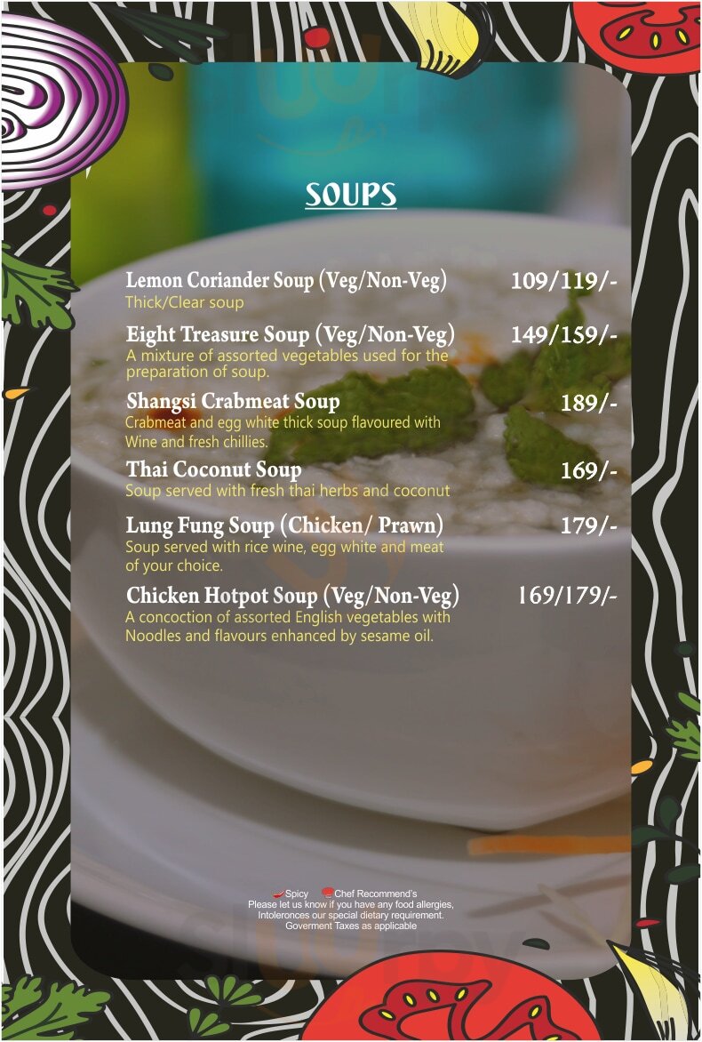 Tessa Restaurant & Bar Kolkata (Calcutta) Menu - 1