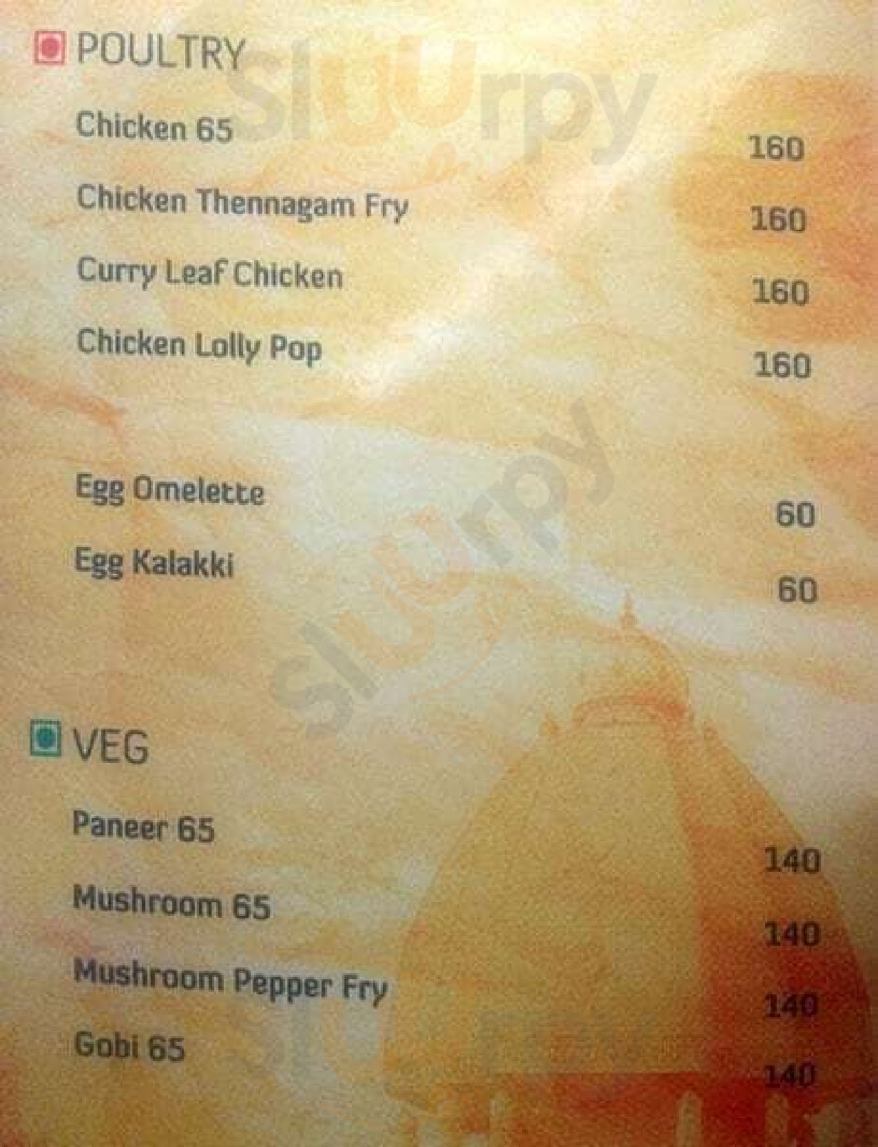 Thennagam Restaurant Chennai (Madras) Menu - 1