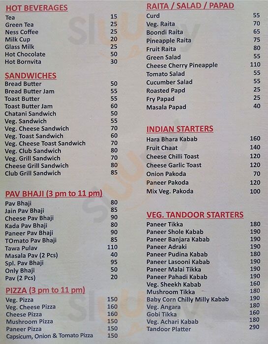 The Maratha Pune Menu - 1