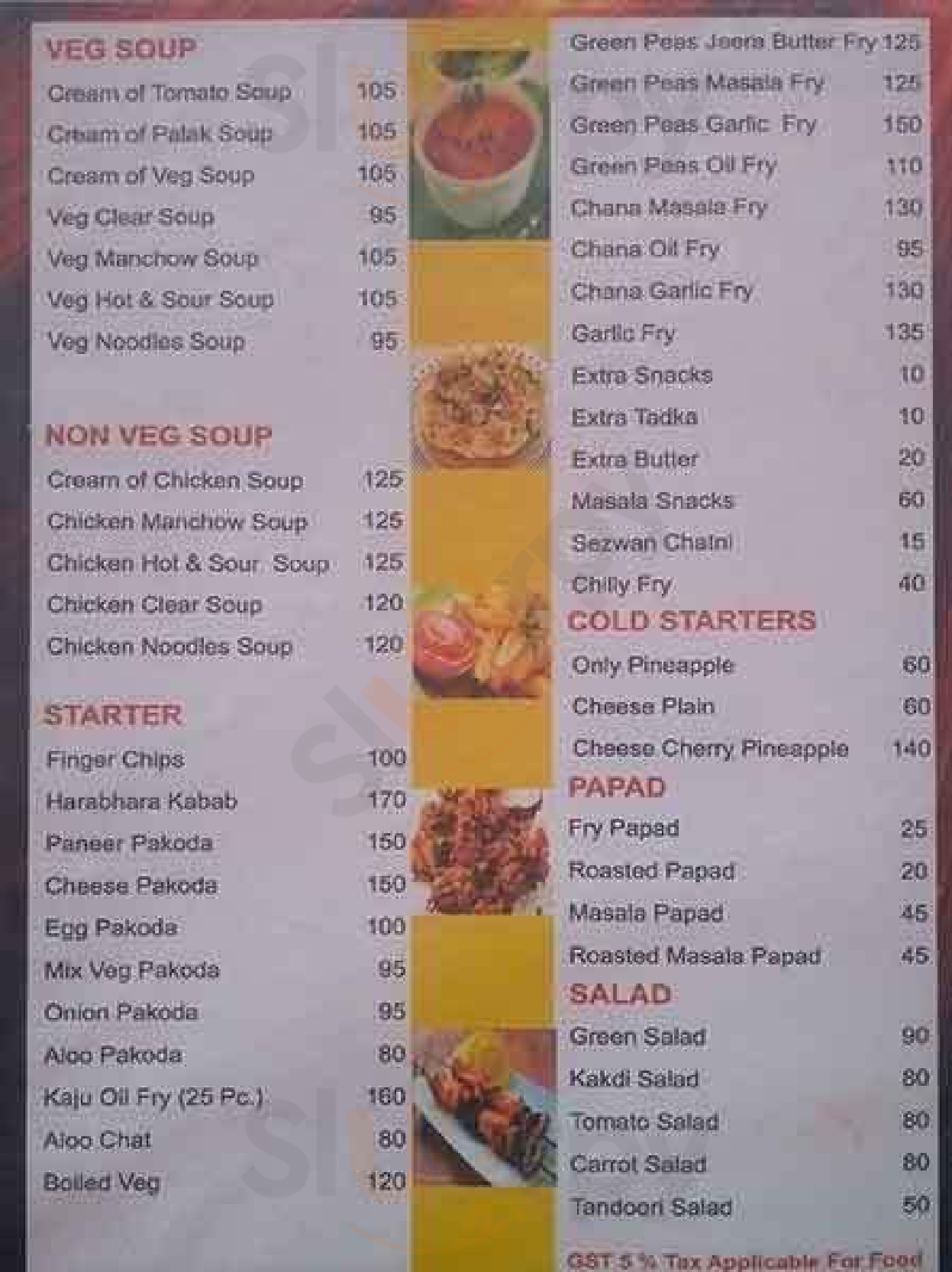 River View Family Restaurant & Bar Pune Menu - 1