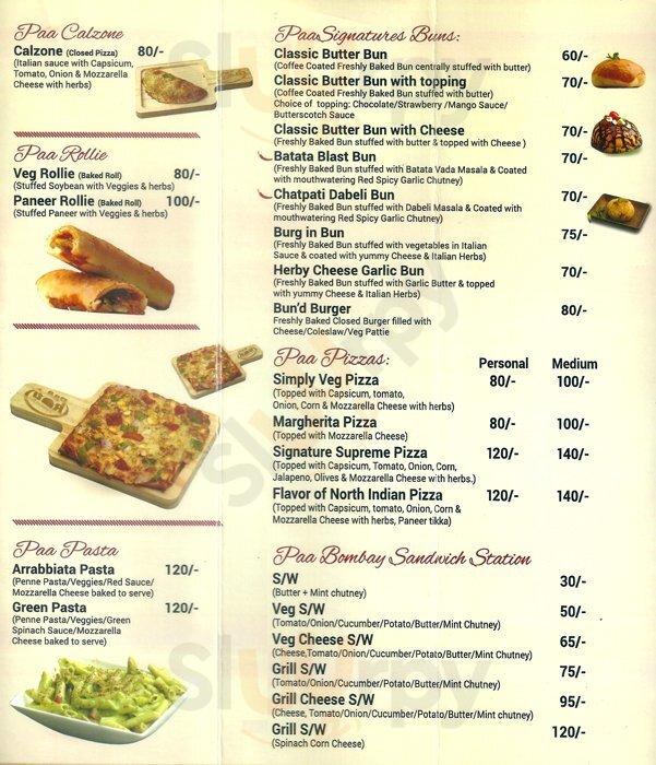 Paa Roti Pune Menu - 1