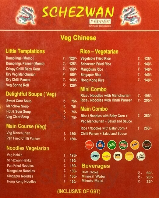 Schezwan Pepper Kolkata (Calcutta) Menu - 1