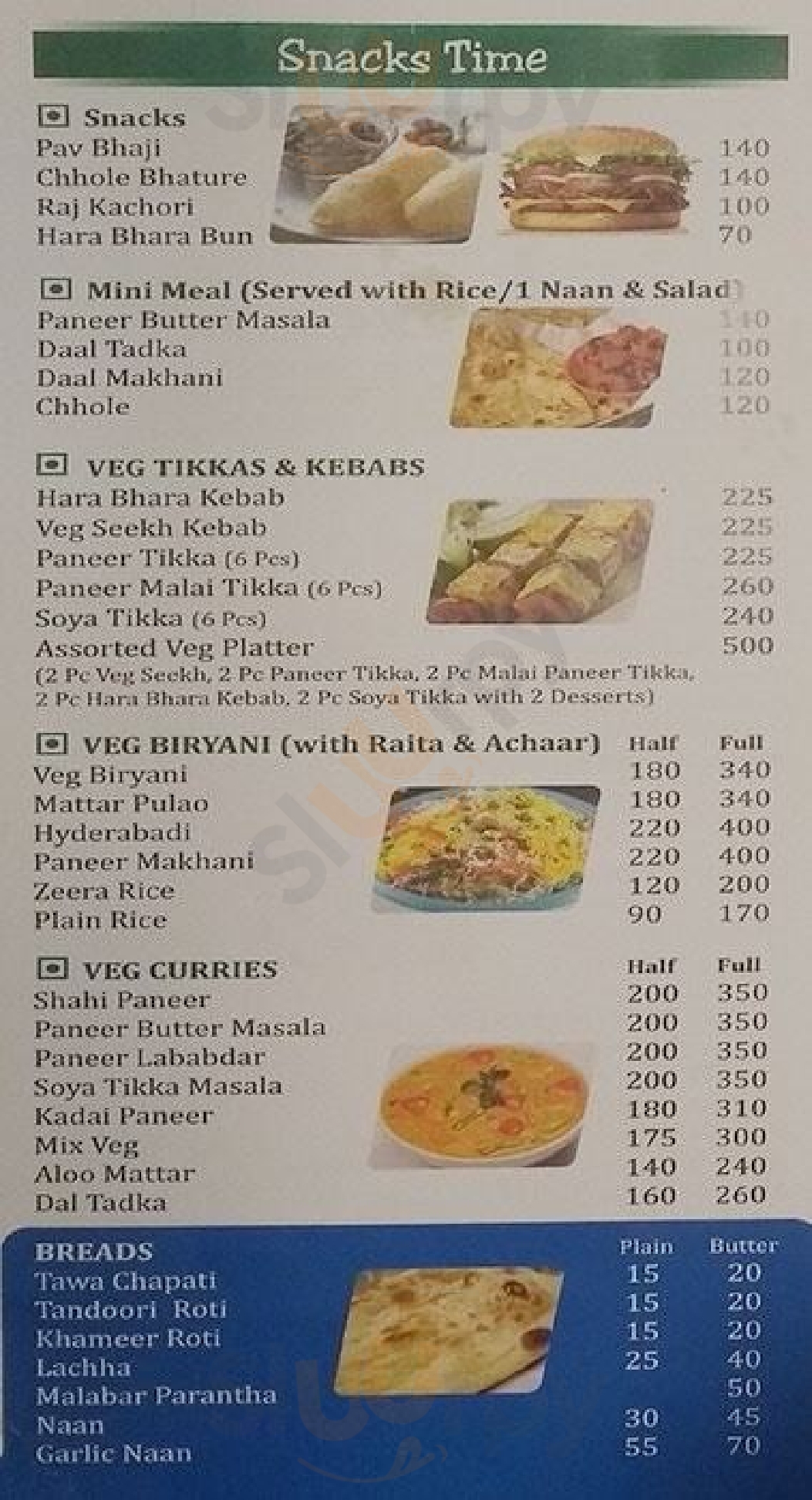 Kathi Junction Jaipur Menu - 1