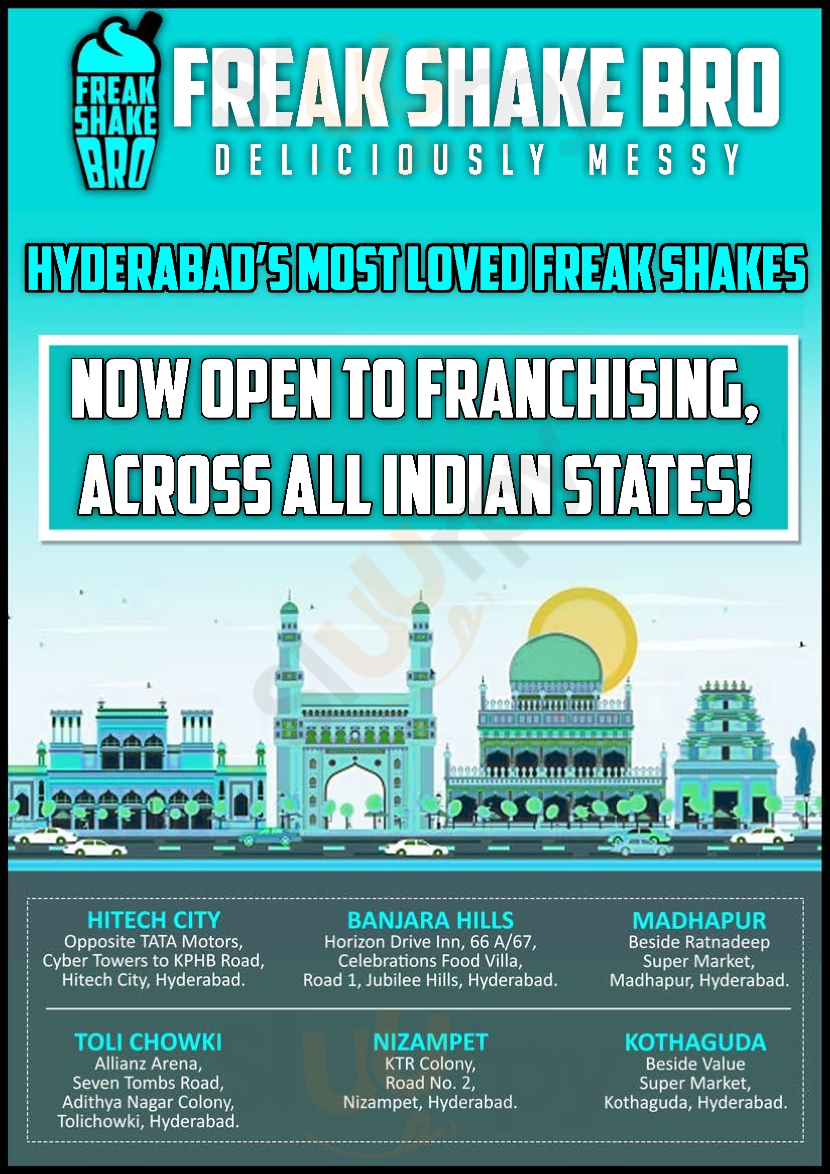 Freak Shake Bro Hyderabad Menu - 1