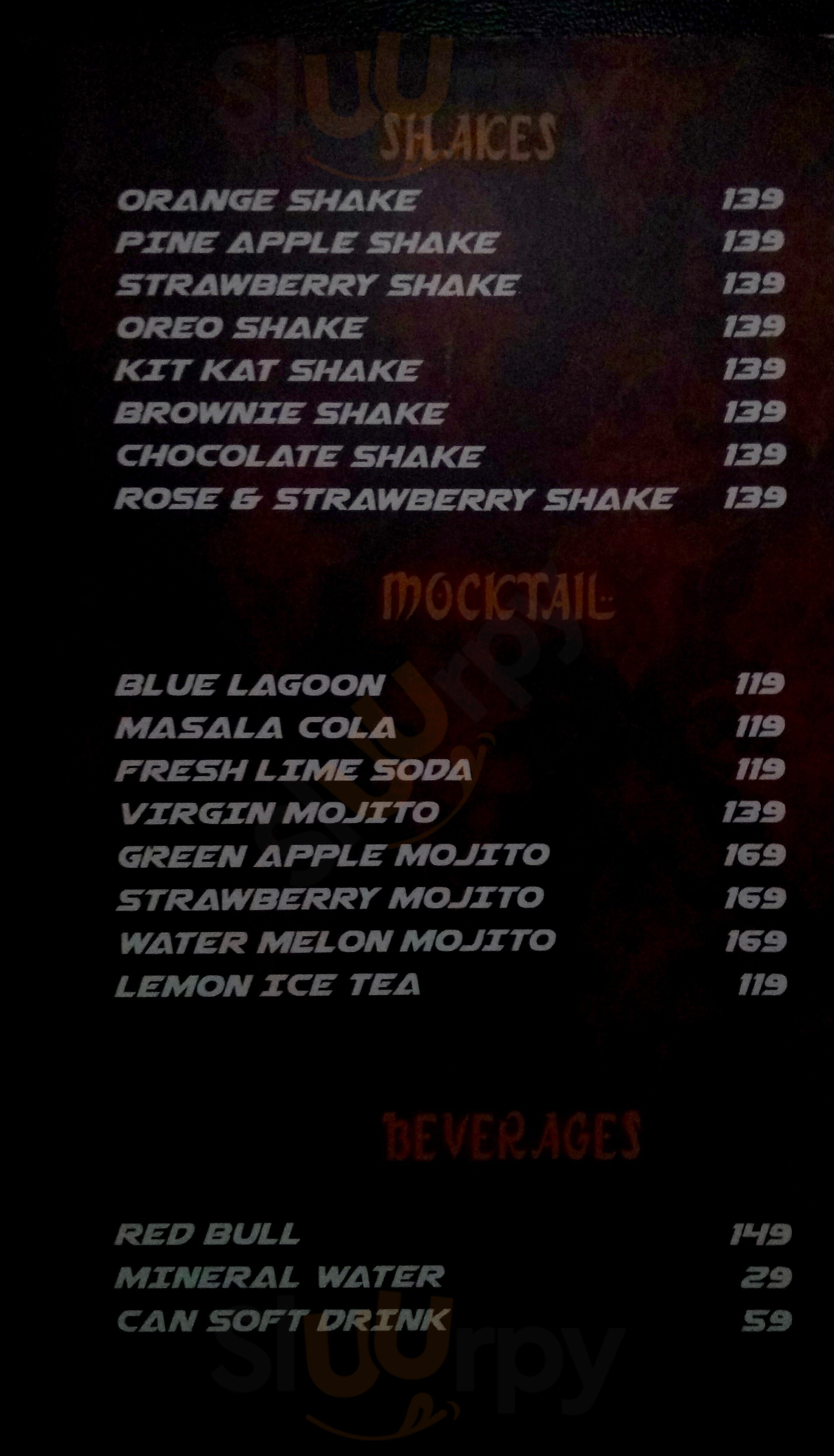 Sziszotic Cafe Kolkata (Calcutta) Menu - 1