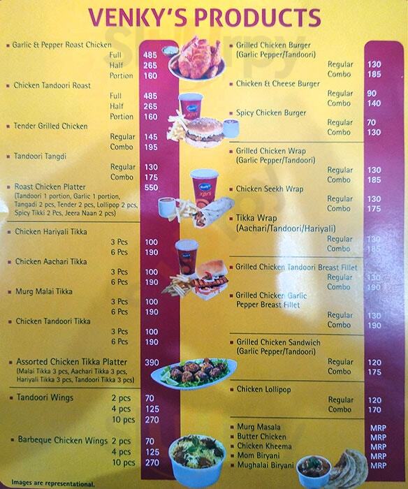 Venky's Xprs Pune Menu - 1