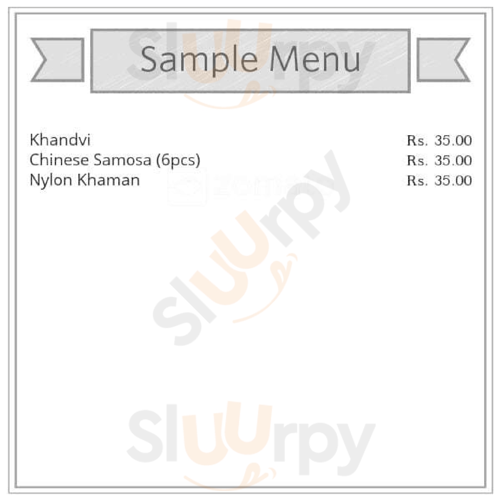 Jay Veerkrupa Khaman Ahmedabad Menu - 1