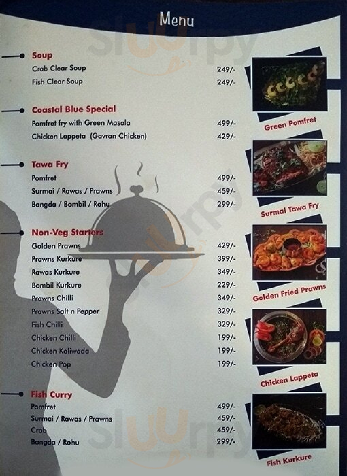 Coastal Blue Seafood Restaurant Pune Menu - 1