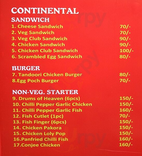 Salaam Namaste Kolkata (Calcutta) Menu - 1