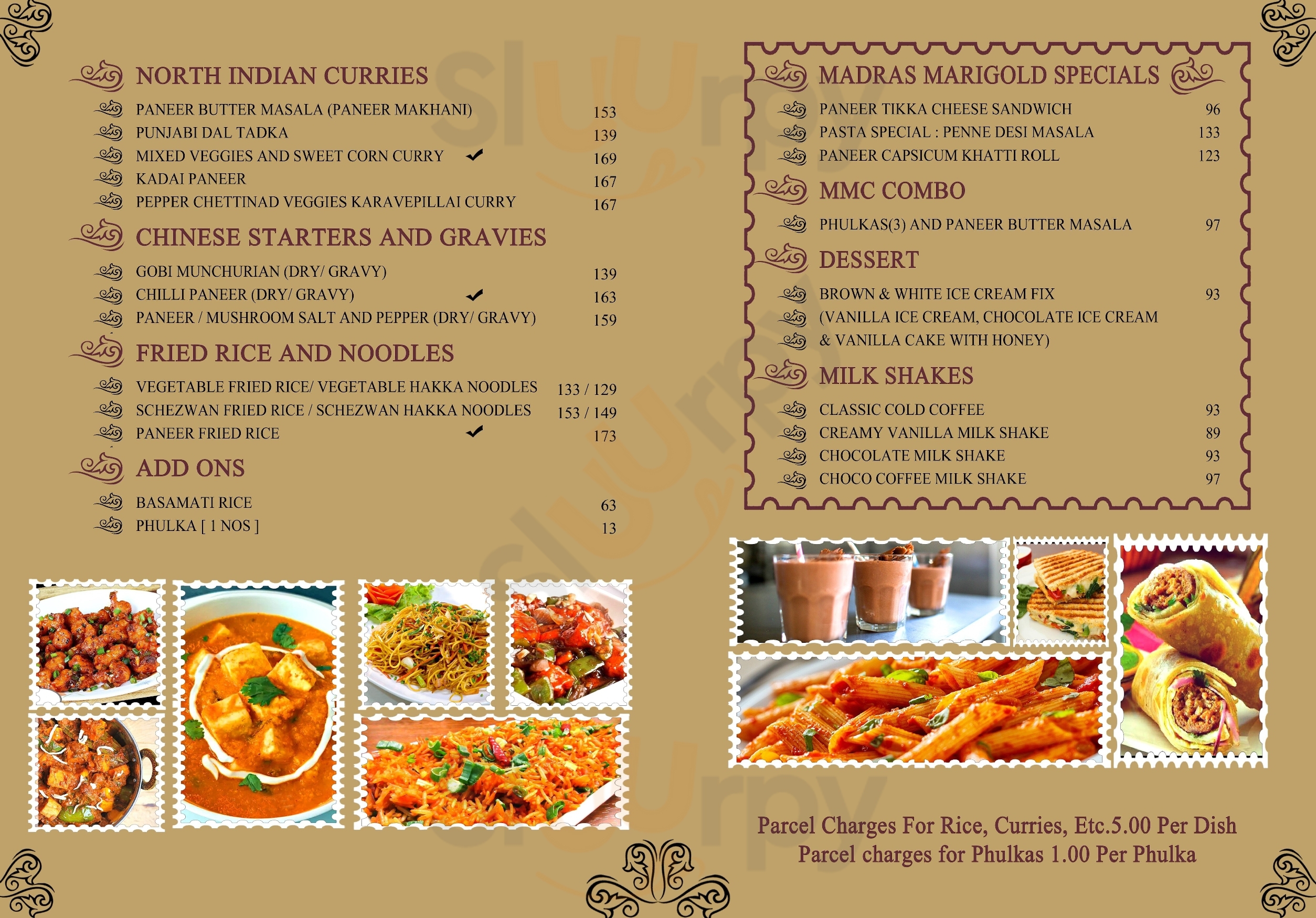 Madras Marigold Cafe Chennai (Madras) Menu - 1