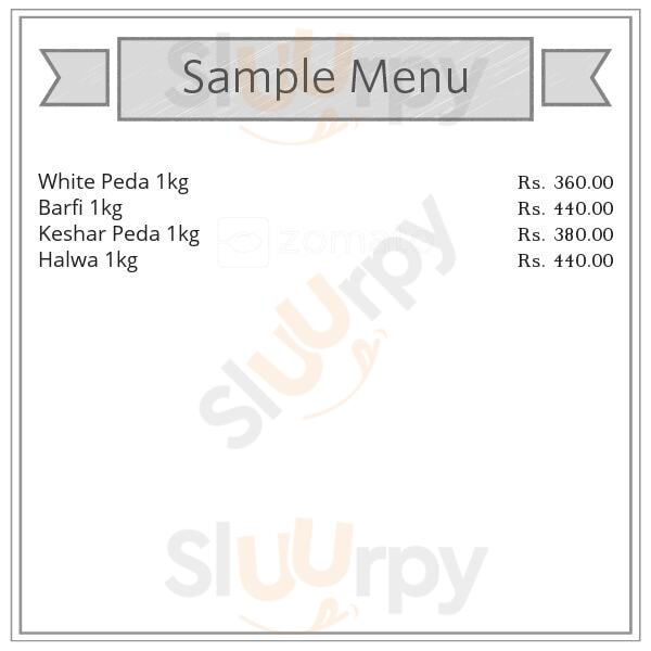 Shree Ashapura Ahmedabad Menu - 1