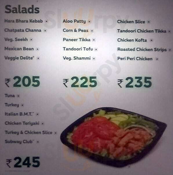 Subway Ahmedabad Menu - 1