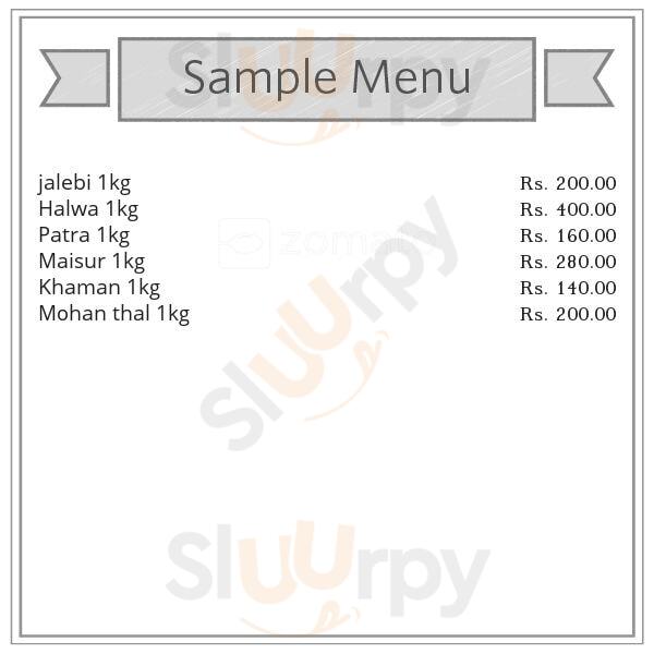 Milan Chavana And Sweet Mart Ahmedabad Menu - 1