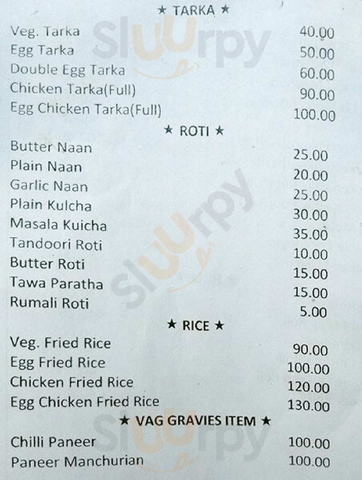 Lokenath Restaurant Kolkata (Calcutta) Menu - 1