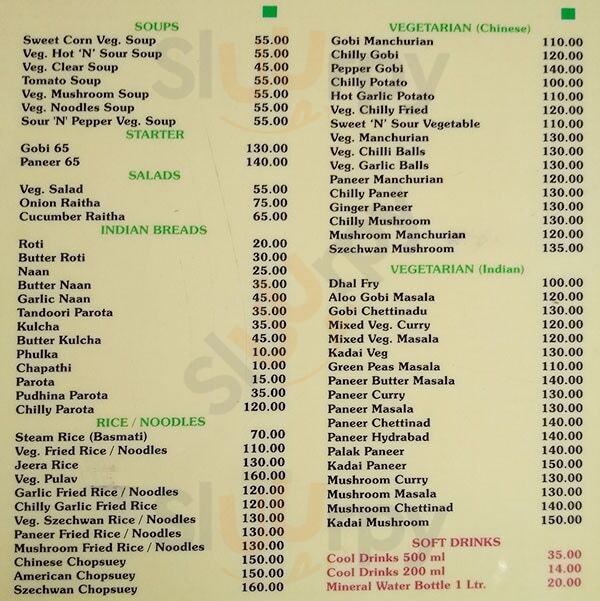 Hot Spice Kitchen Chennai (Madras) Menu - 1