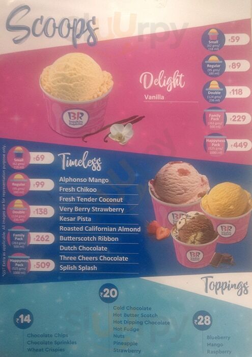 Baskin Robbins Hyderabad Menu - 1