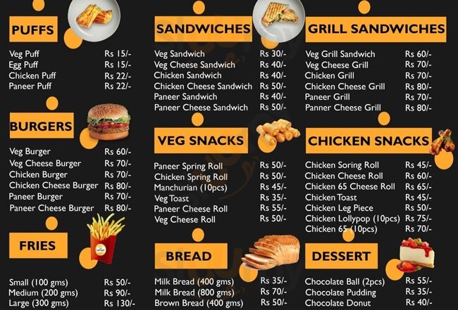 Bakers Street Hyderabad Menu - 1