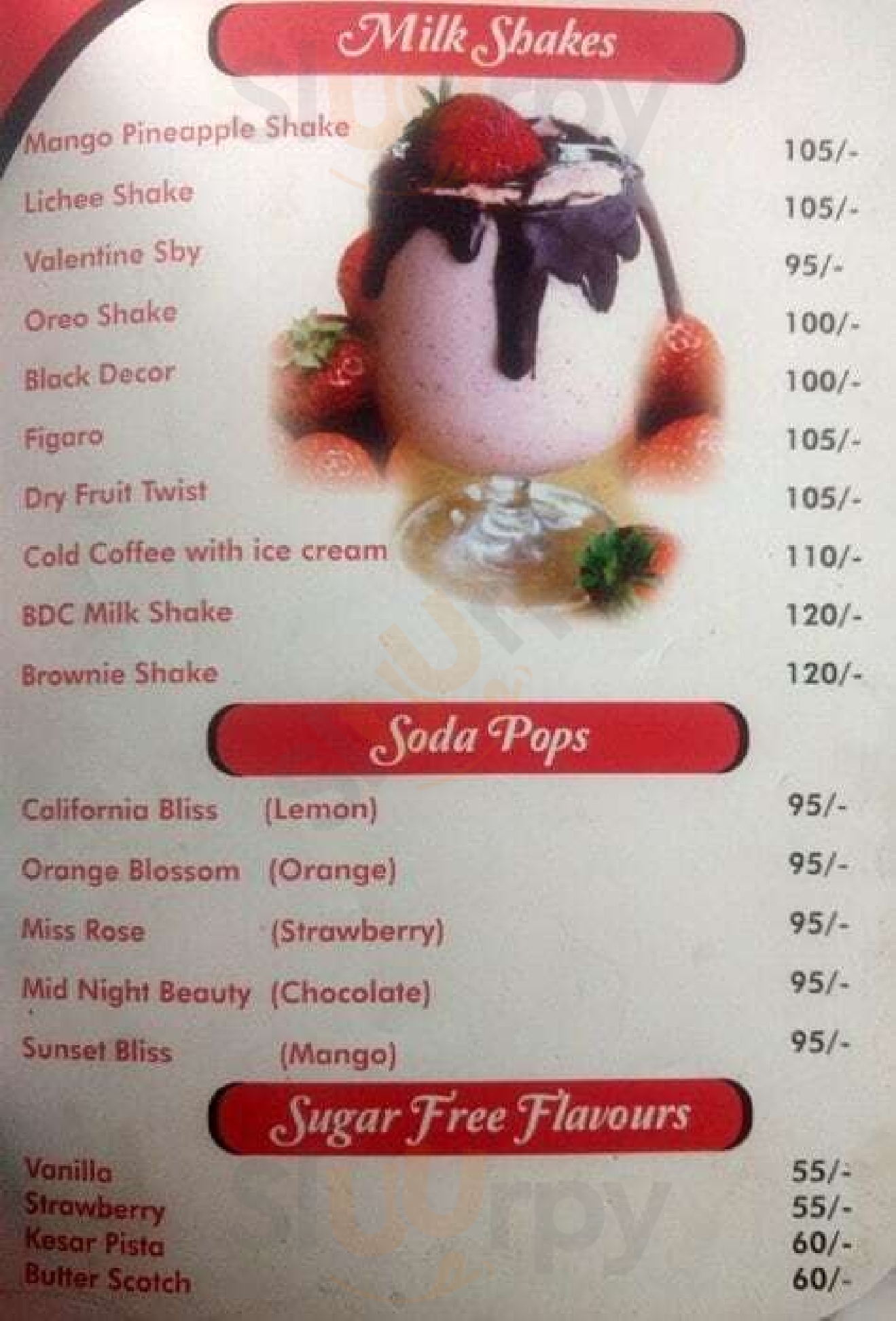 Temptations Gourmet Ice Creams Hyderabad Menu - 1