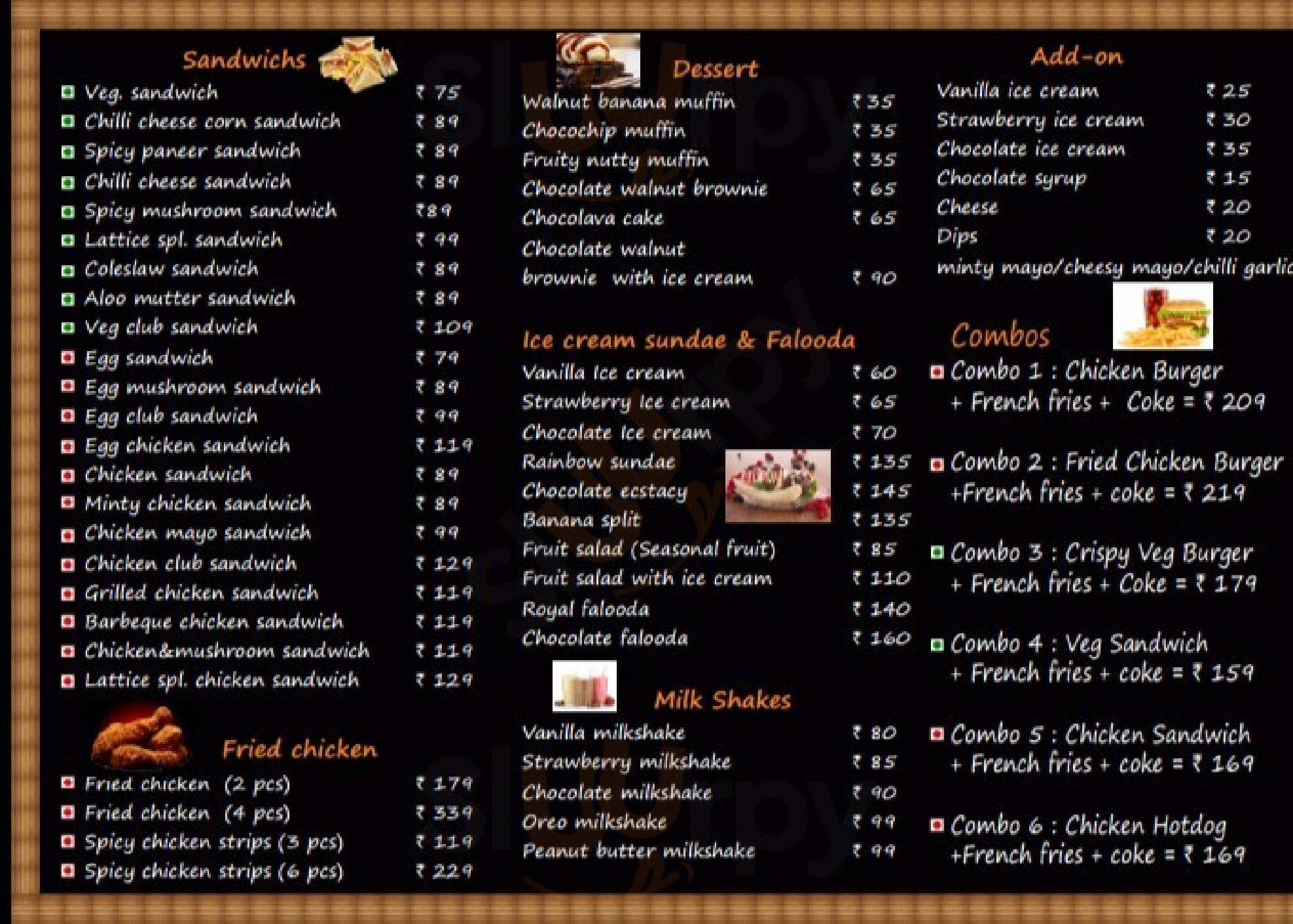 Lattice Cafe Chennai (Madras) Menu - 1