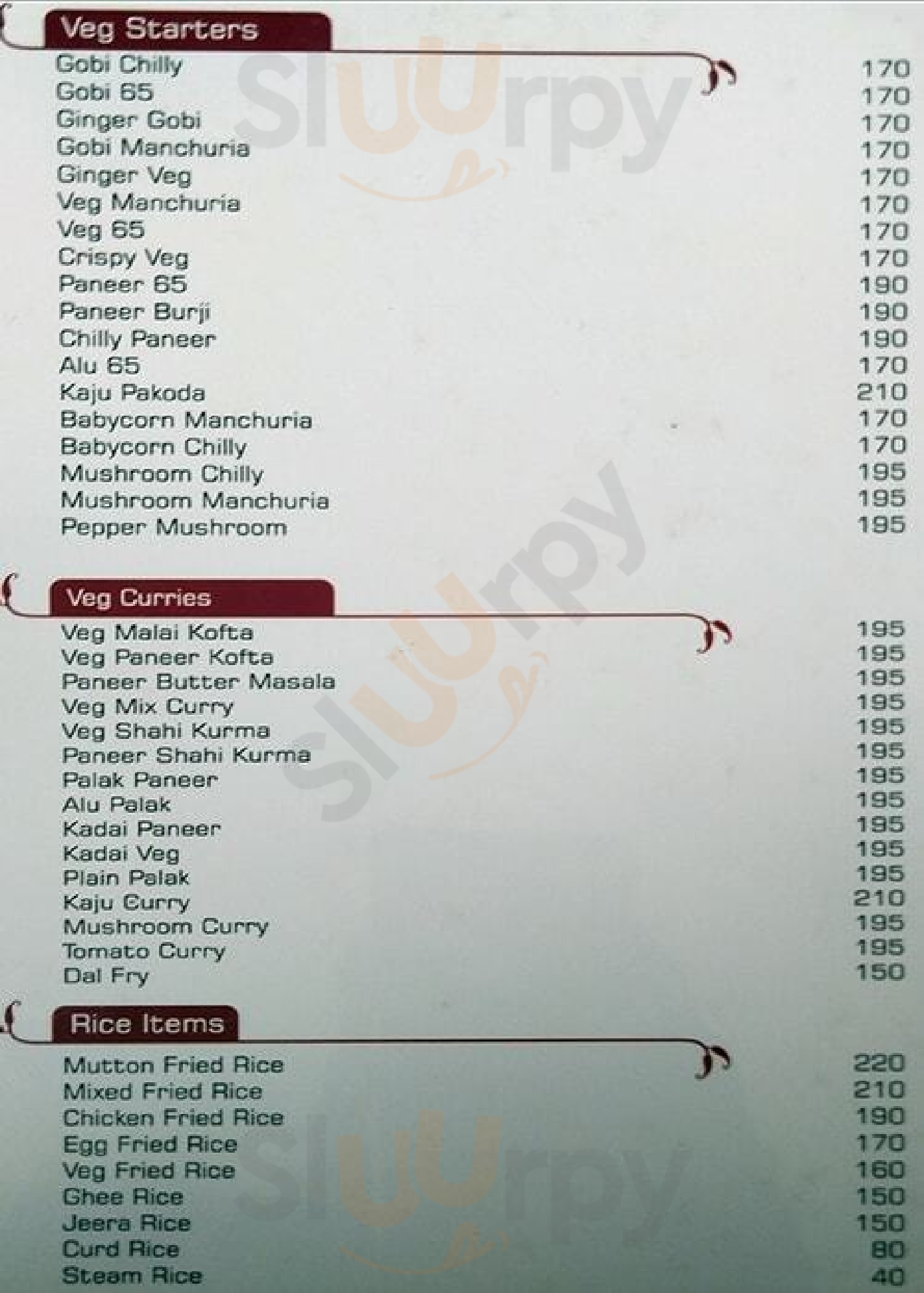 Kritunga Restaurant Bengaluru Menu - 1