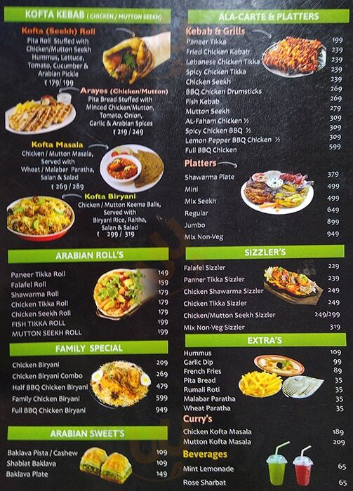 Marhaba Bengaluru Menu - 1