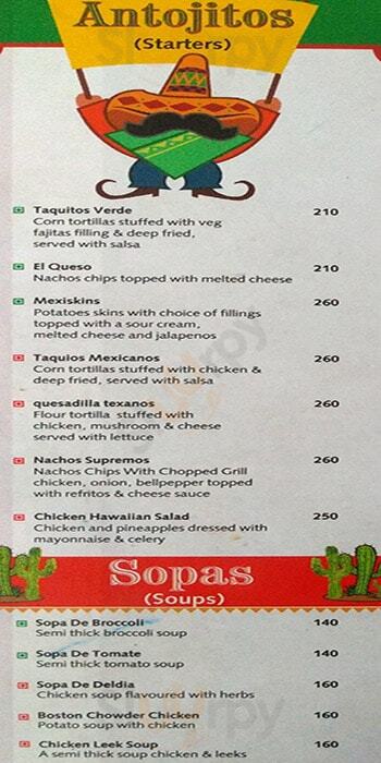 Don Pepes Chennai (Madras) Menu - 1