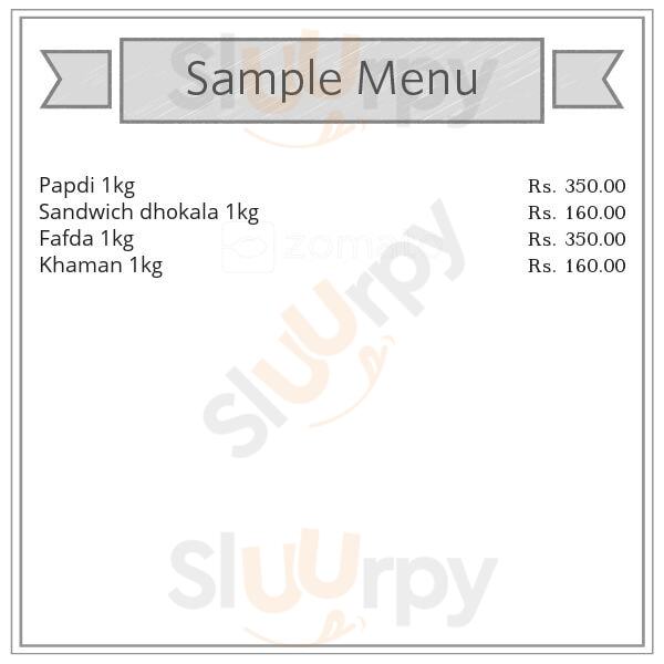 Shree Umiya Khaman Centre Ahmedabad Menu - 1