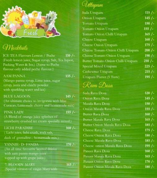 Banana Leaf Kolkata (Calcutta) Menu - 1