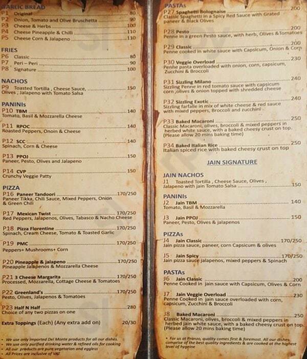 Pranzo Pune Menu - 1