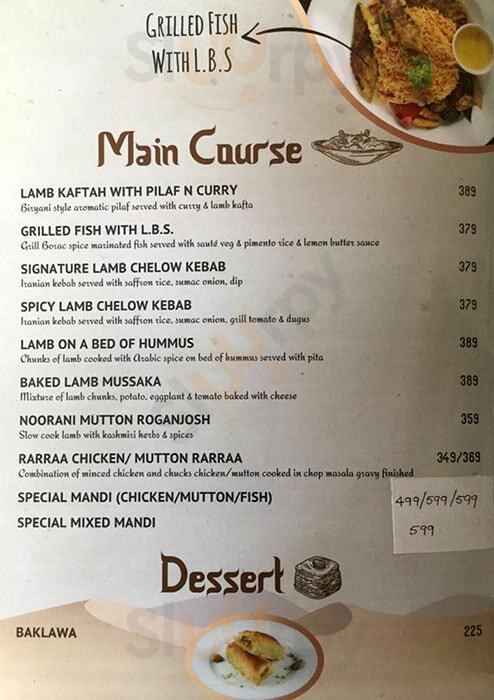 Date - A Middle East Food Affair Hyderabad Menu - 1