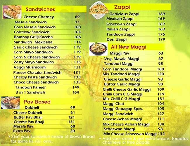 Chatar Patar Kolkata (Calcutta) Menu - 1